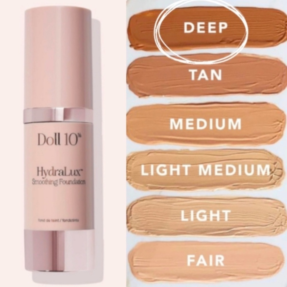 Doll 10 Smoothing Foundation SHADE DEEP - Picture 1 of 9